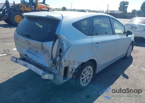 2012 Toyota Prius V Three from USA, damaged, VIN JTDZN3EU3C3181636